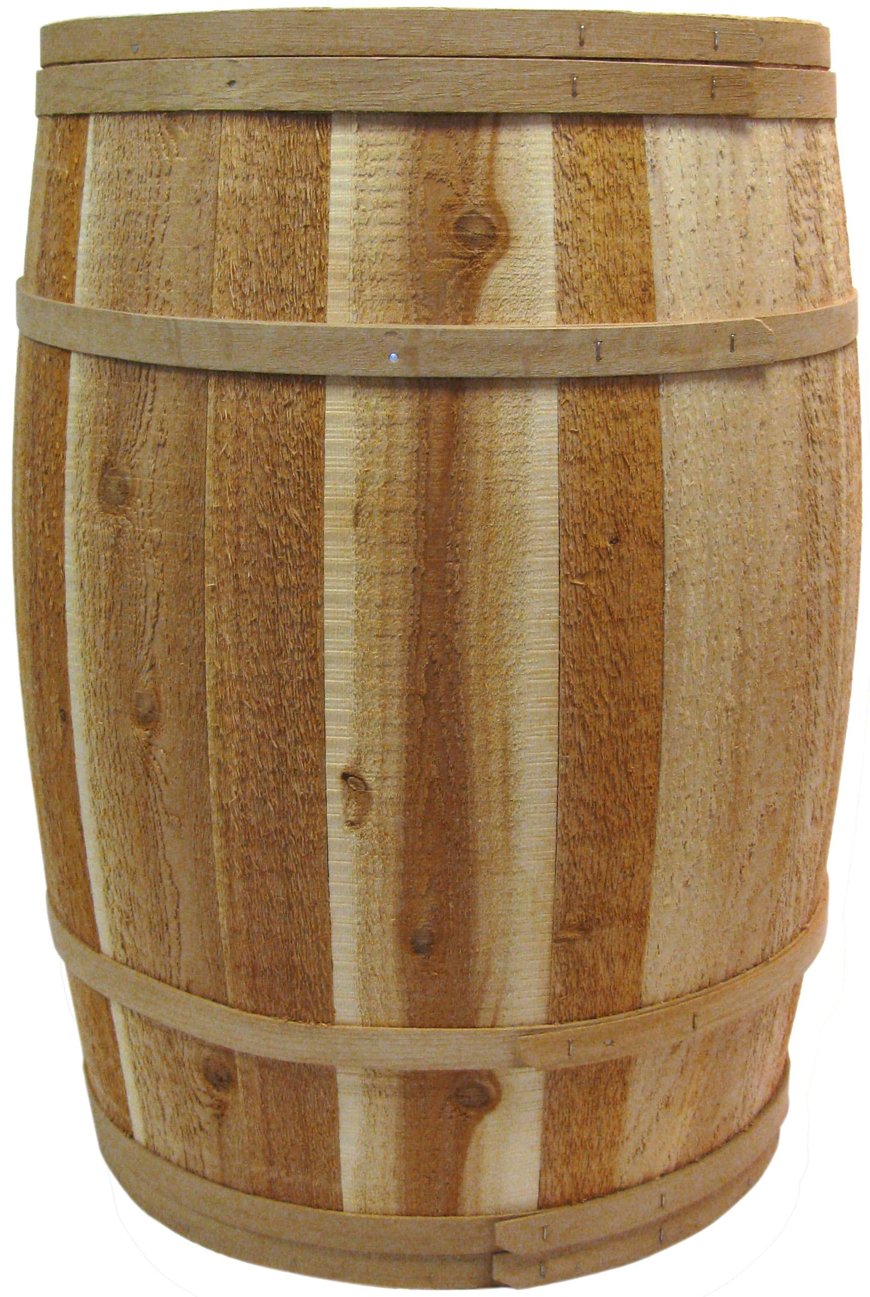 Uncovered Cedar Barrel