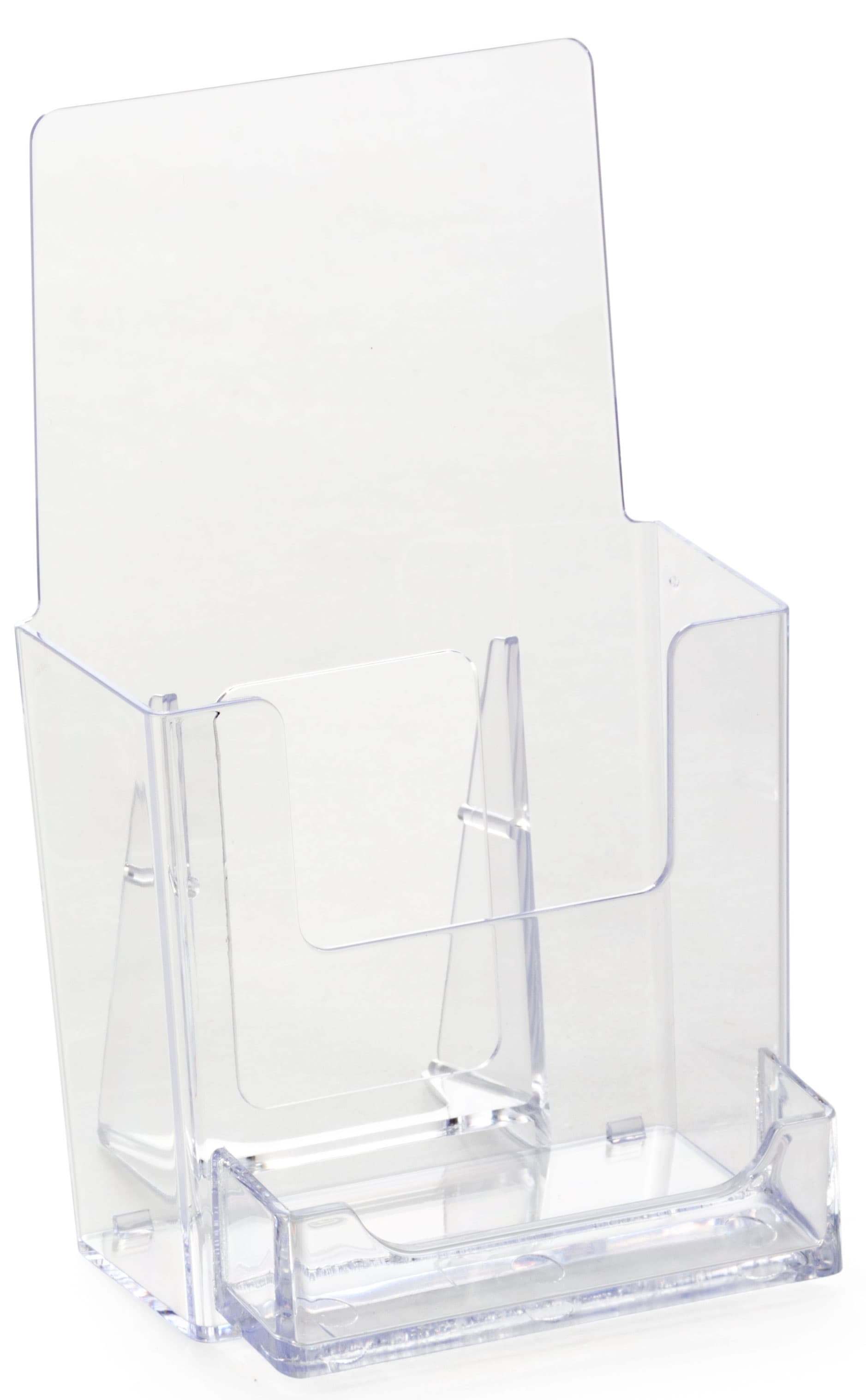 Leaflet Holders: With Business Card Holder