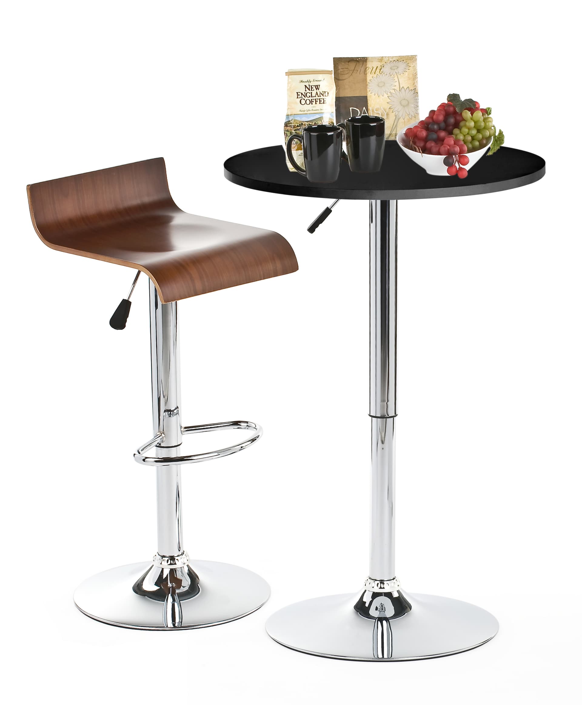 Hydraulic Bar Table Coordinates with Most Decor