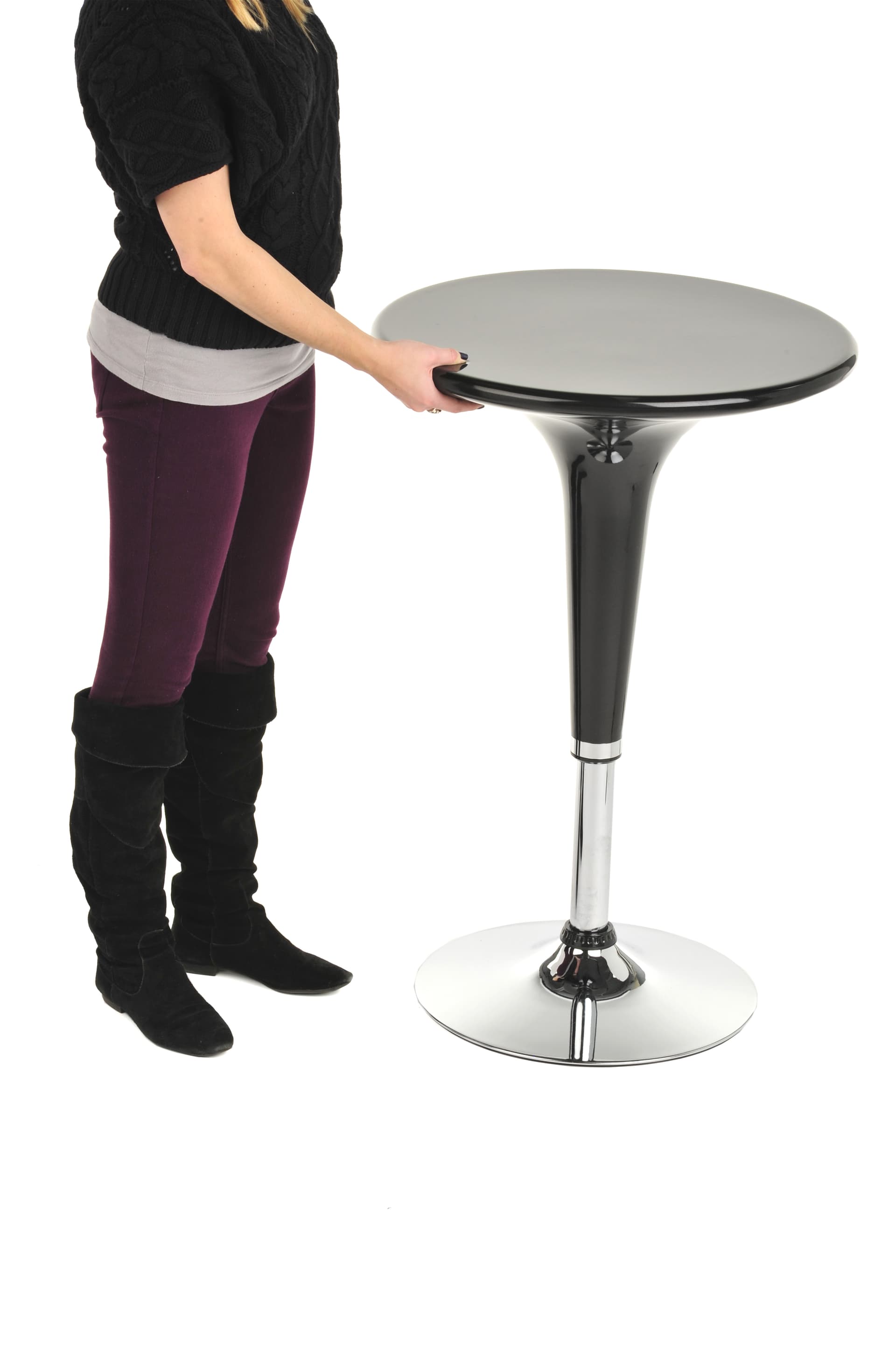 Chrome Bar Table