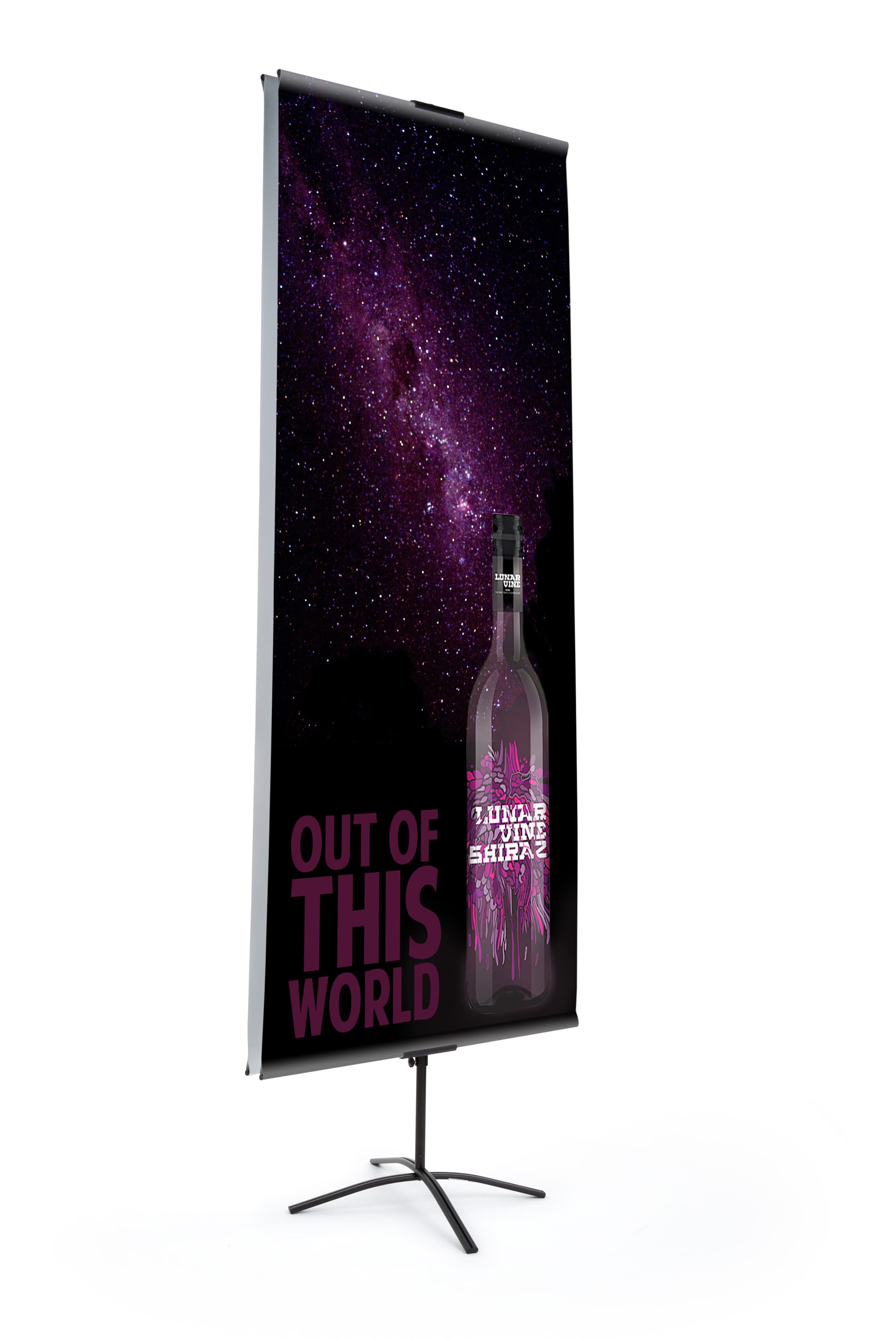 Telescoping Banner Stands