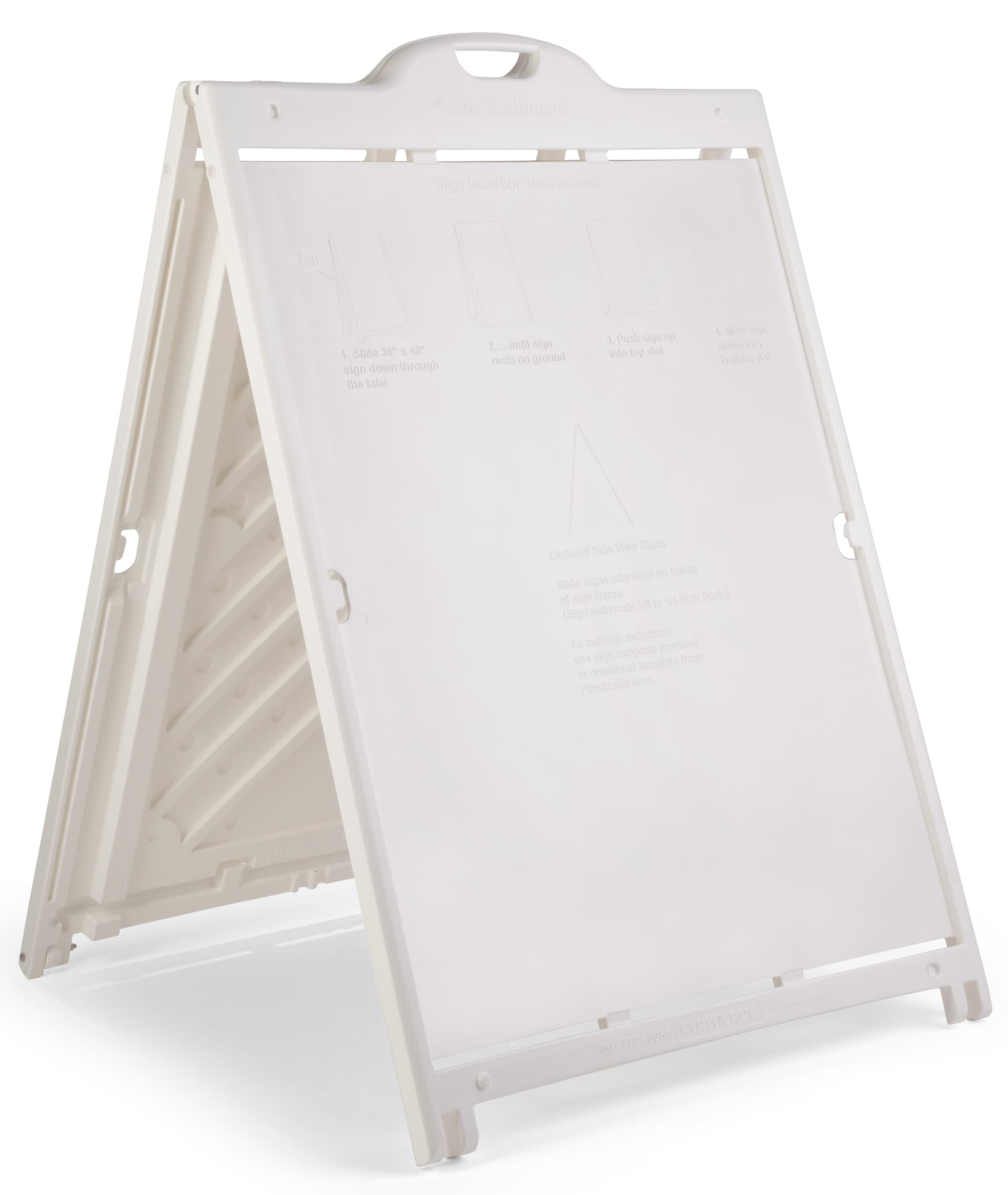White 36 x 48 Sandwich Board