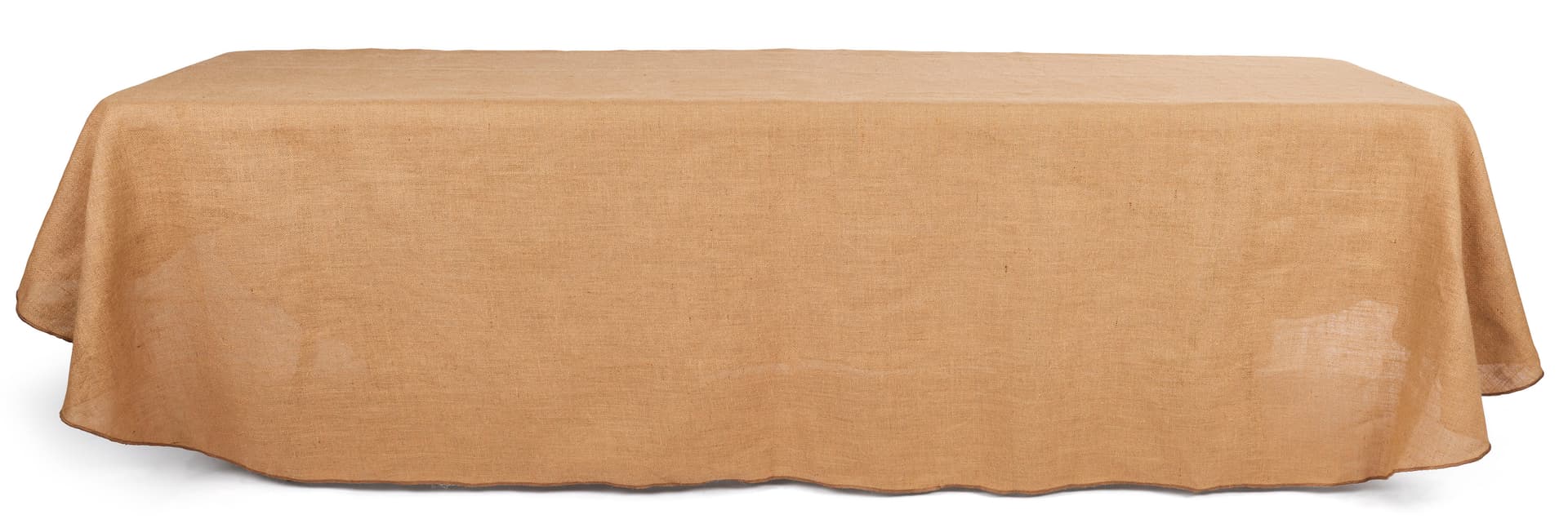 Burlap table cloth made of 100% jute