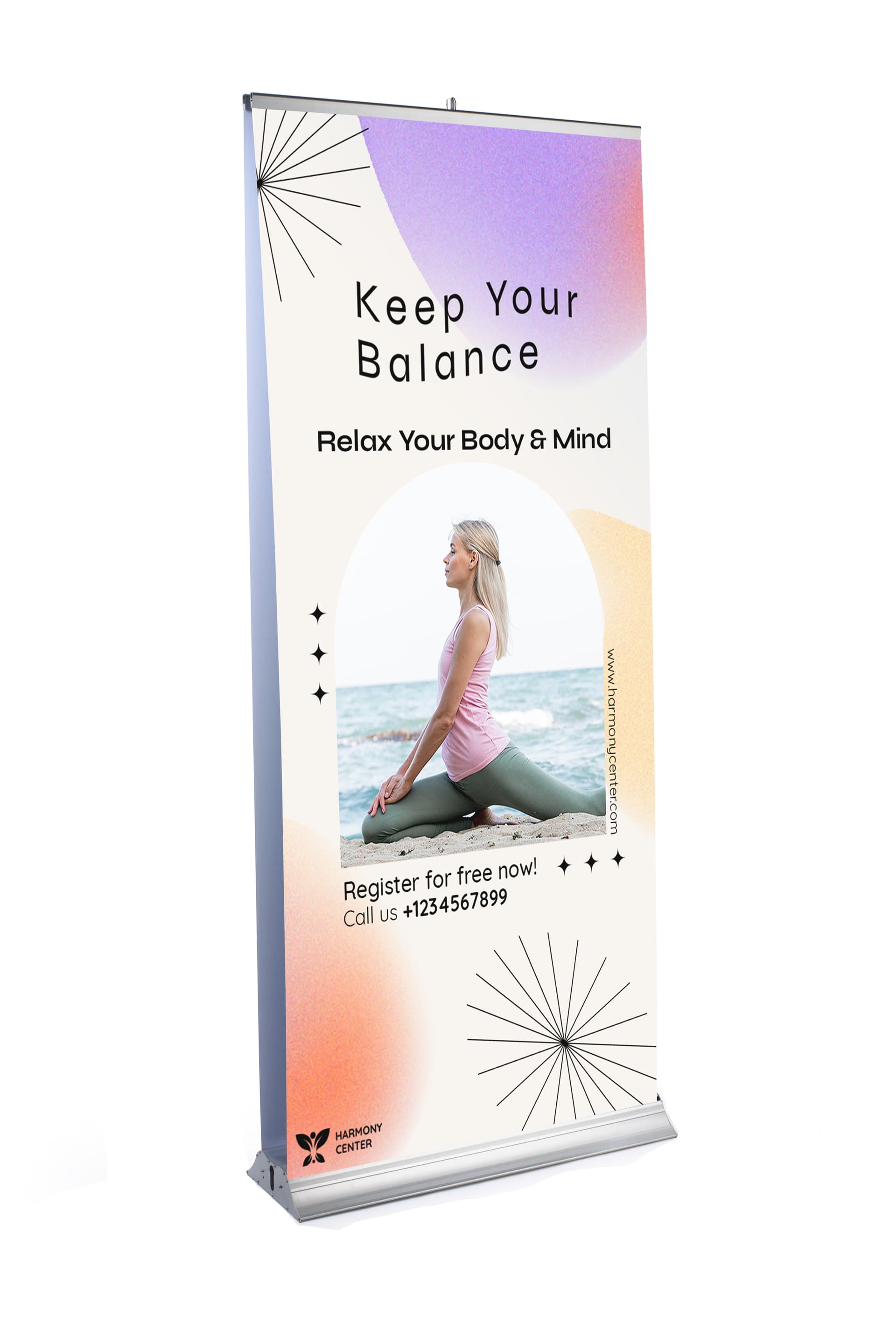 Replacement graphics for BWPD banner stands with double-sided printing