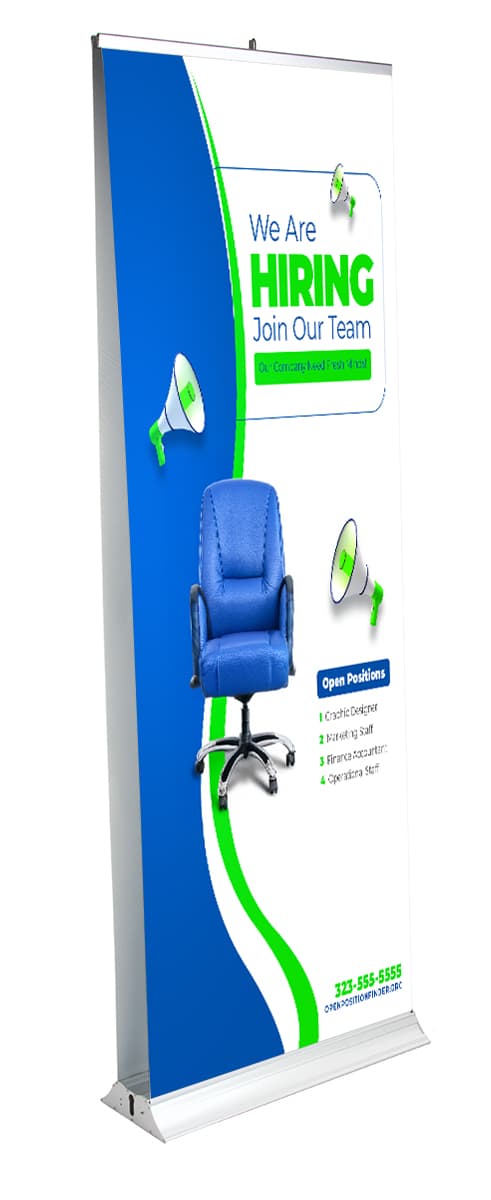 Double Banner Stand