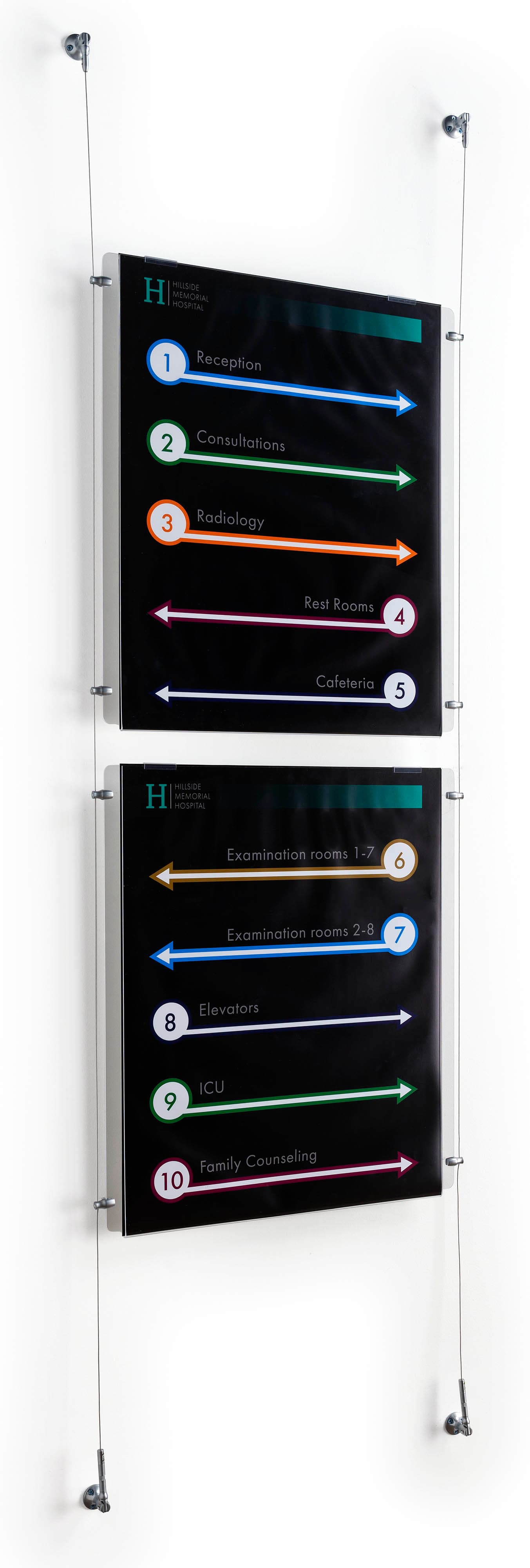 suspended sign kit