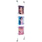 Sign Holders with Wall Mount Cable - Clear