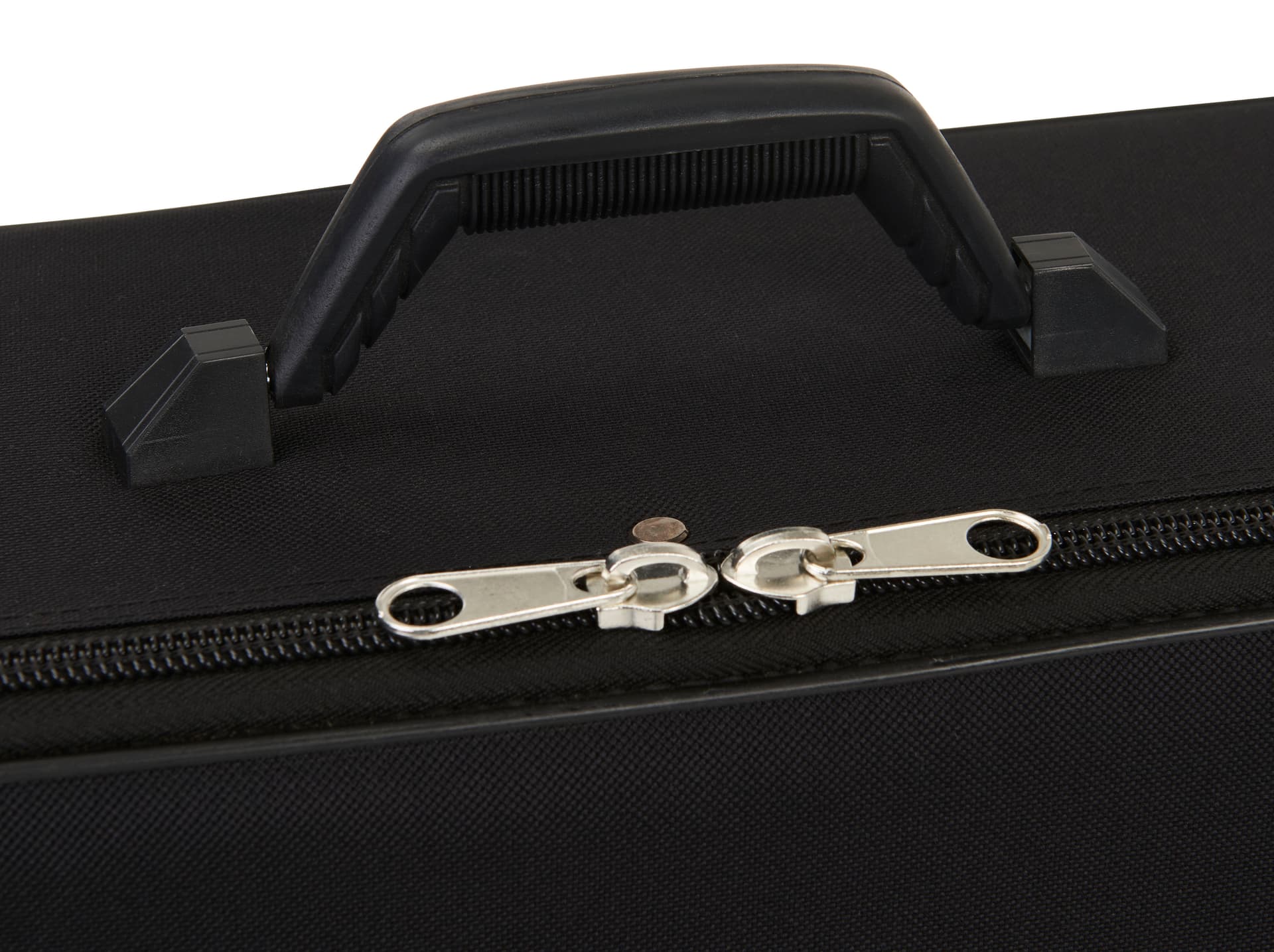 Breakdown lectern transport case with black carrying handles