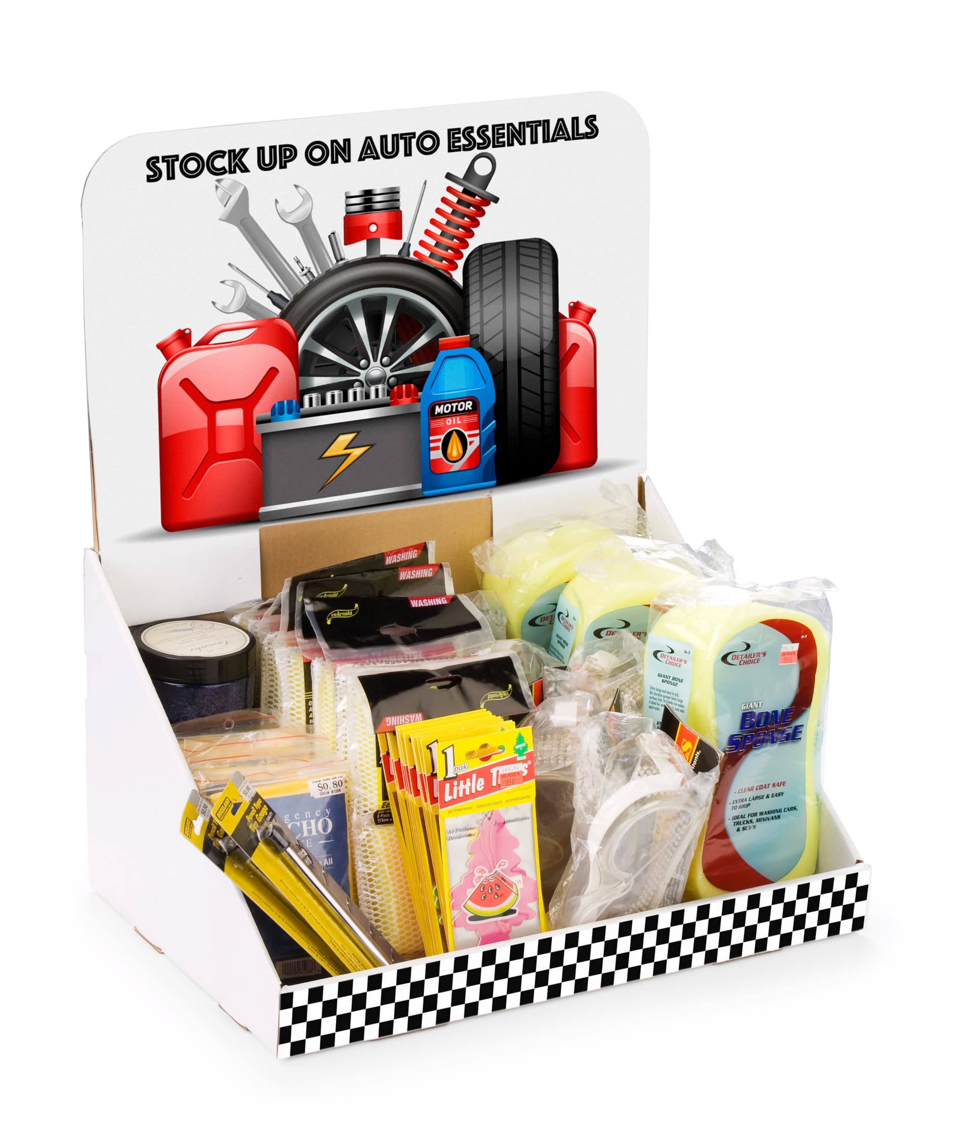 UV printed custom countertop cardboard display shipper box