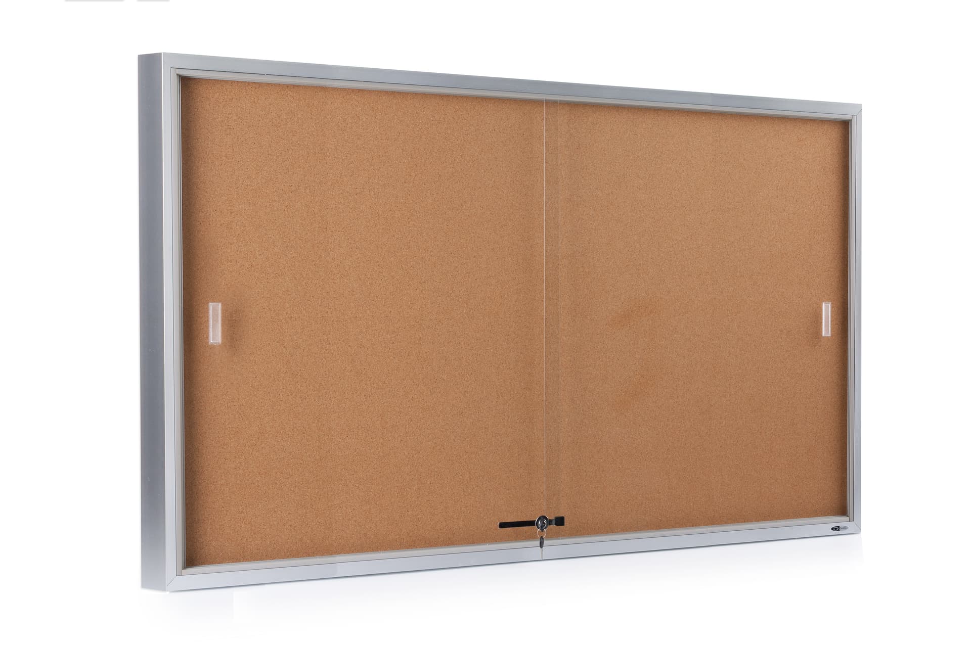 enclosed bulletin board