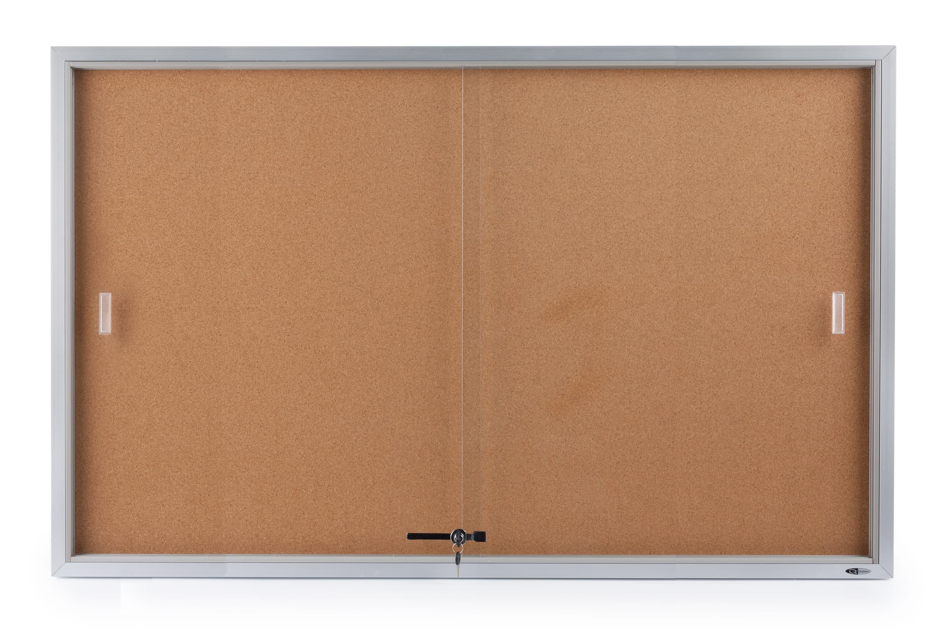 enclosed bulletin board
