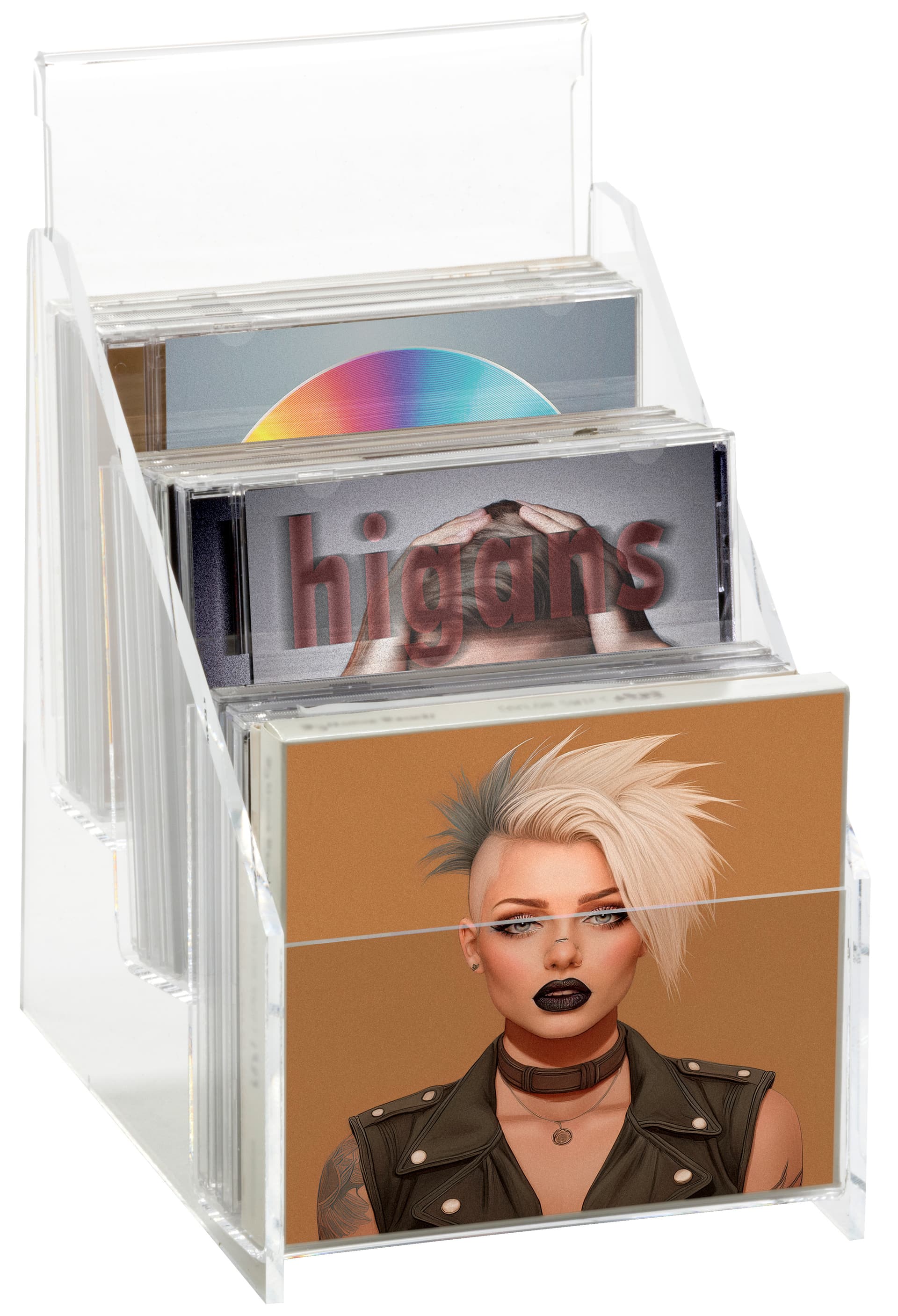3-Tier CD Holder