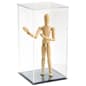 Doll Display Case w/ Black Base & Acrylic Lift-Off Top