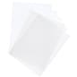 Printable Film Sheets for Sign Frames, 3 Frosted, 3 Clear