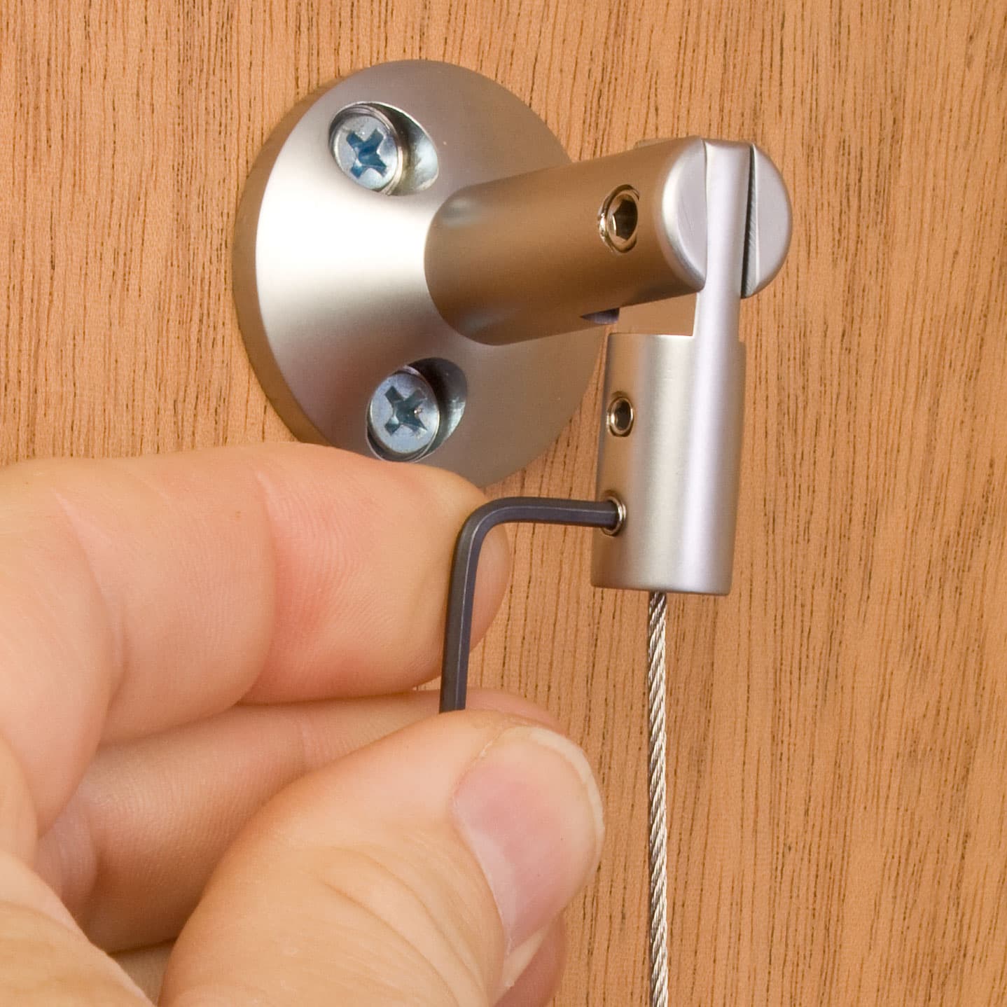 Angled Cable Mount For Wall Application