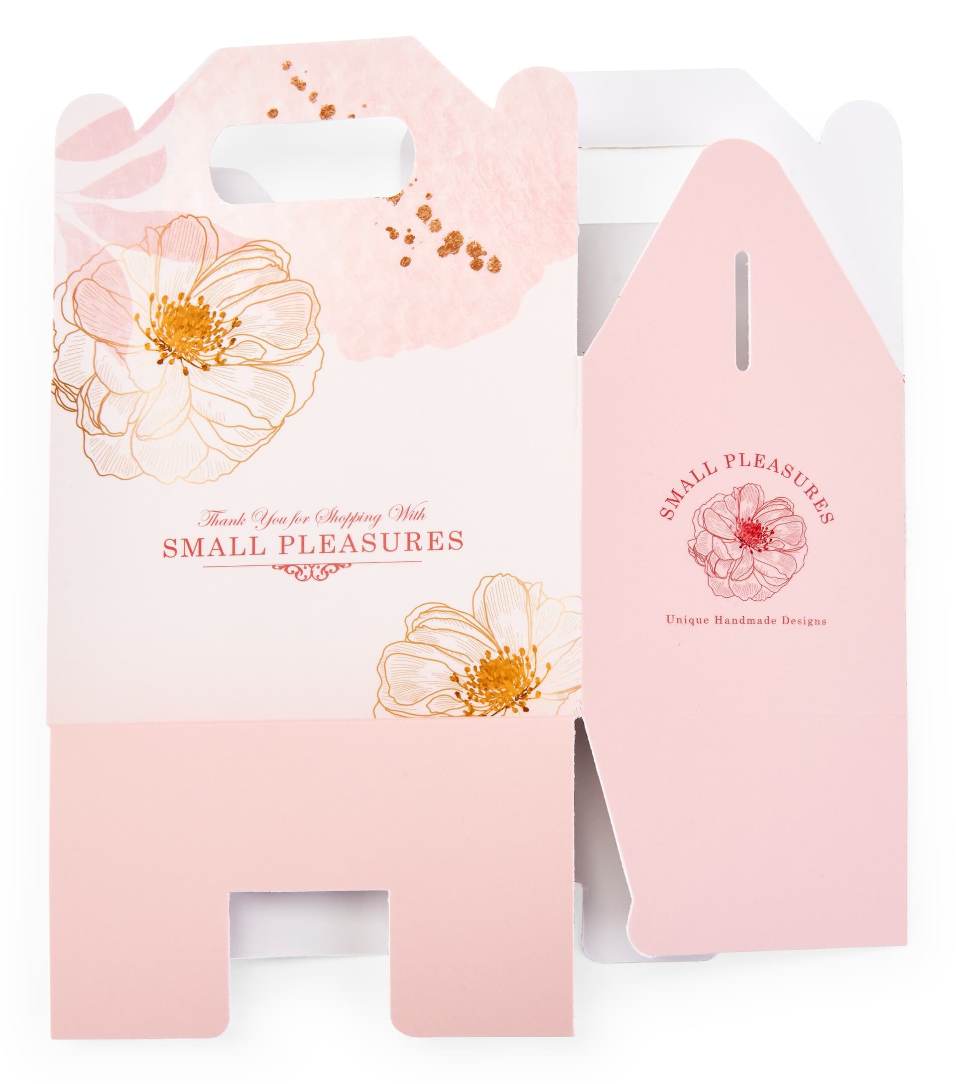 Custom gable gift boxes ship flat 