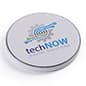 5W Wireless Charging Pad, USB Port, Custom Printed, Corporate Gift - White