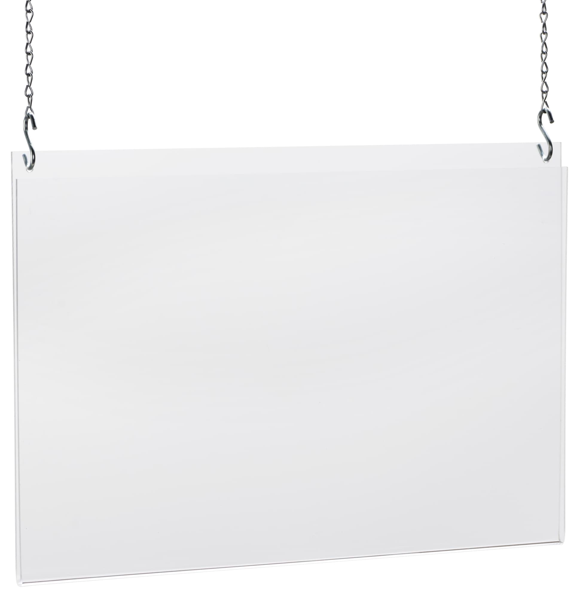 17" x 11" Acrylic Poster Hangers