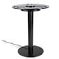 Charging Table w/ 3 Wireless Pads, 6 Cords, 8-Pin Charging, & Type-C - Black