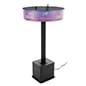 Charging Kiosk for Floor w/ Custom Graphics, 6 Cables, 1 Wireless Pad, Wheels - Black