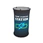 Charging Table w/ 6 Retracting Cables, 1 Wireless Pad, Stock Graphics, Portable