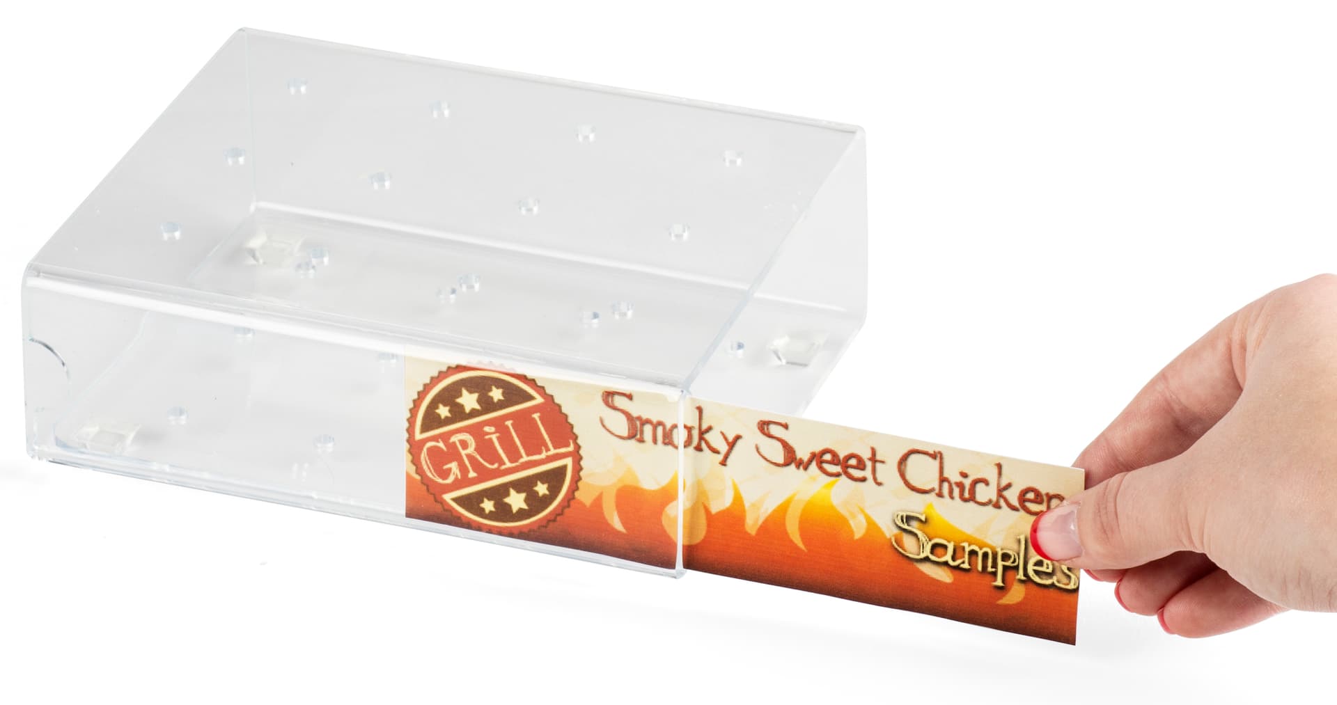 Sign Holding Acrylic Cake Pop Stand