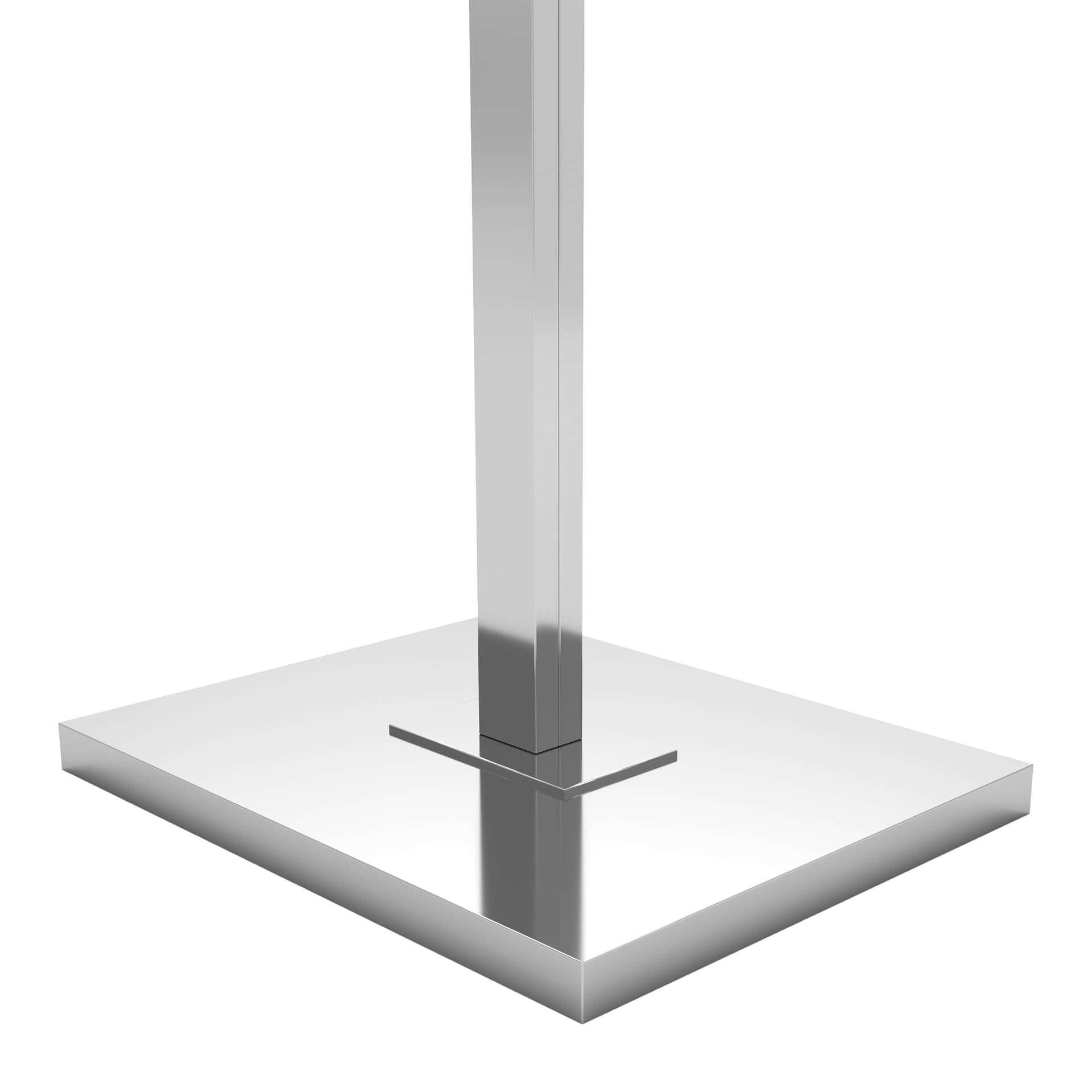 2 way clothing rack with a solid weighted base
