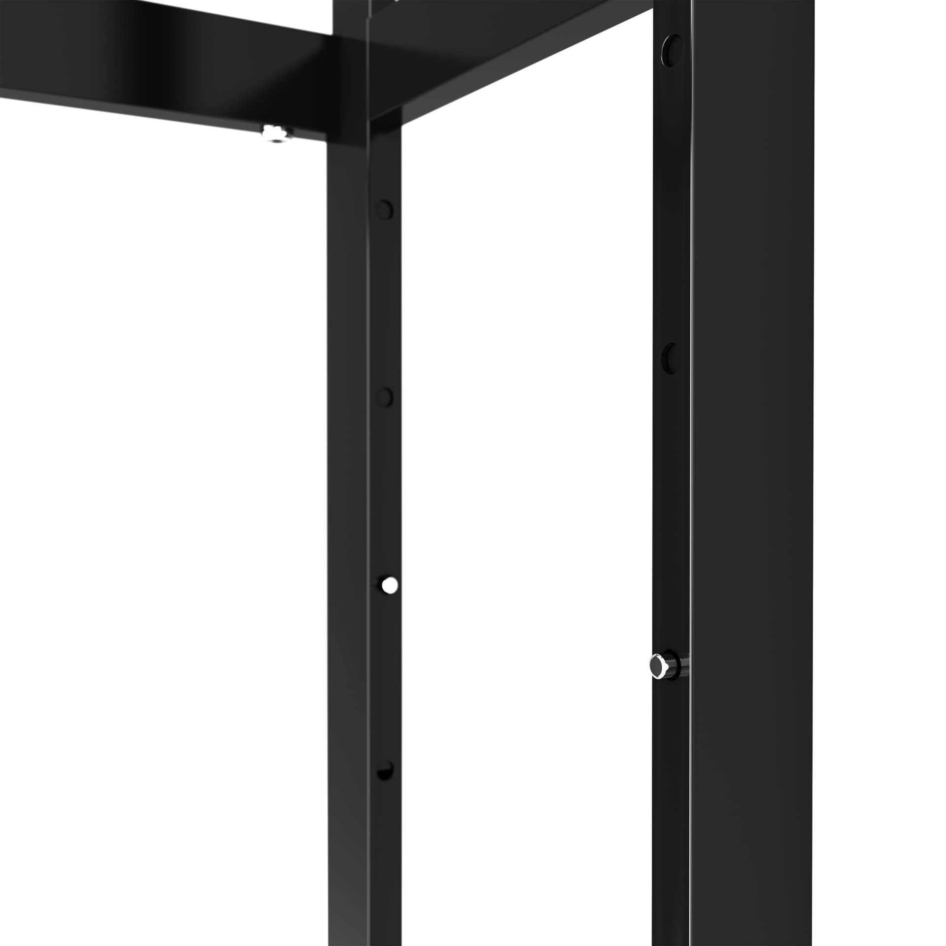 4 way clothing rack with height adjustments