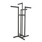 4-Way Clothing Rack with Four 16" Arms, Adjustable Height