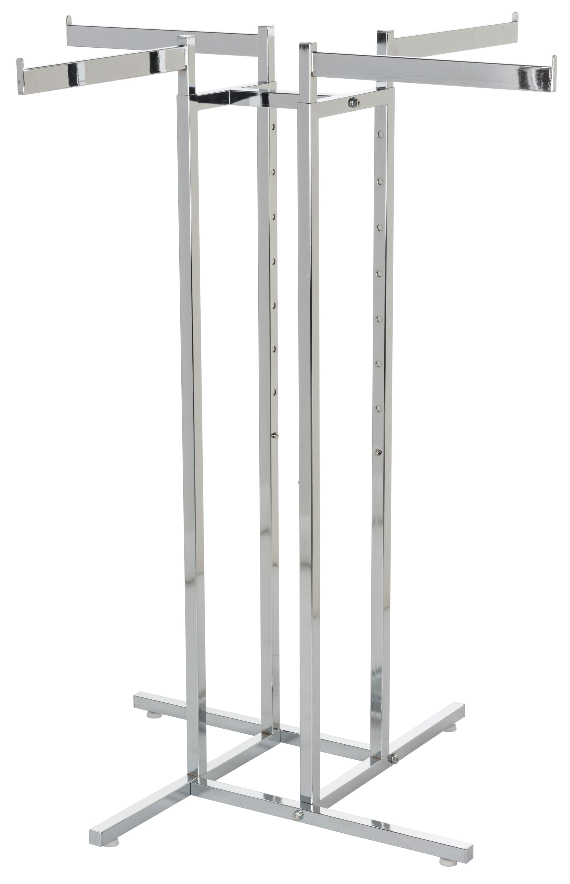 Adjustable 4-Way Clothing Rack