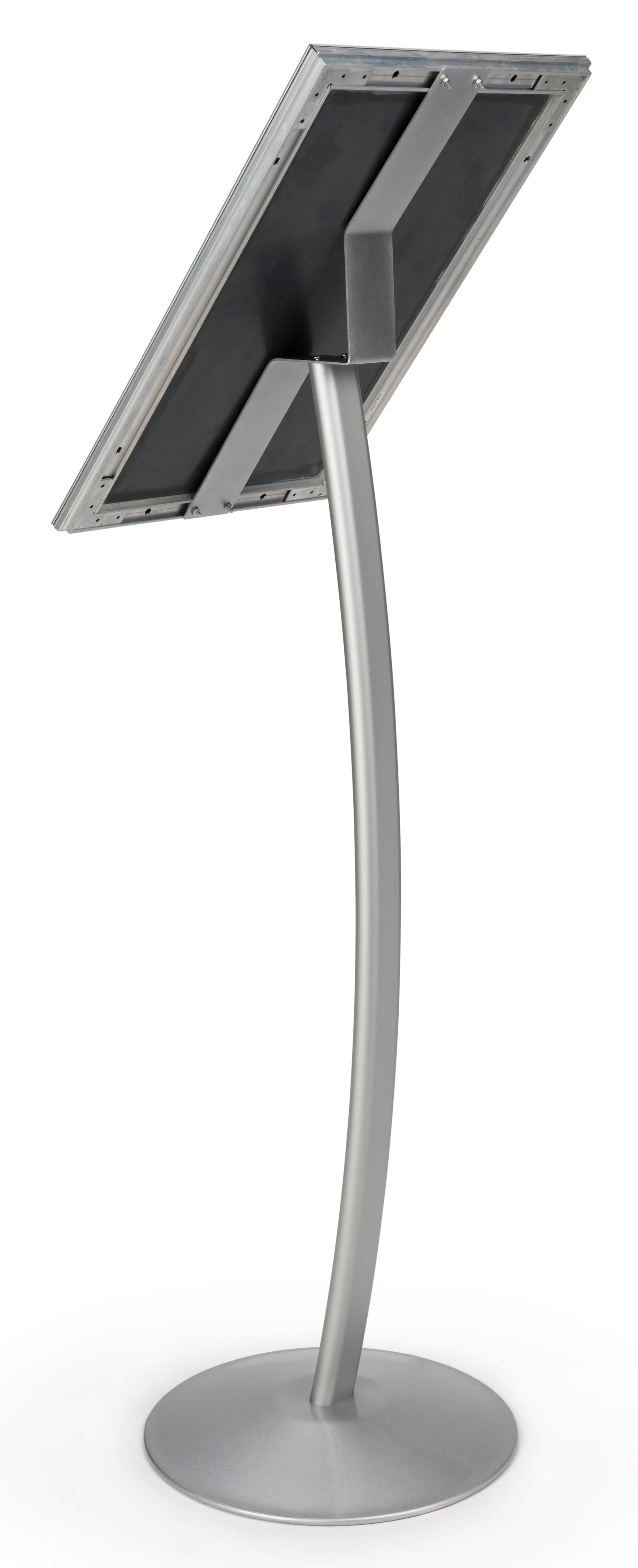Outdoor Poster Pedestal with Curved Post