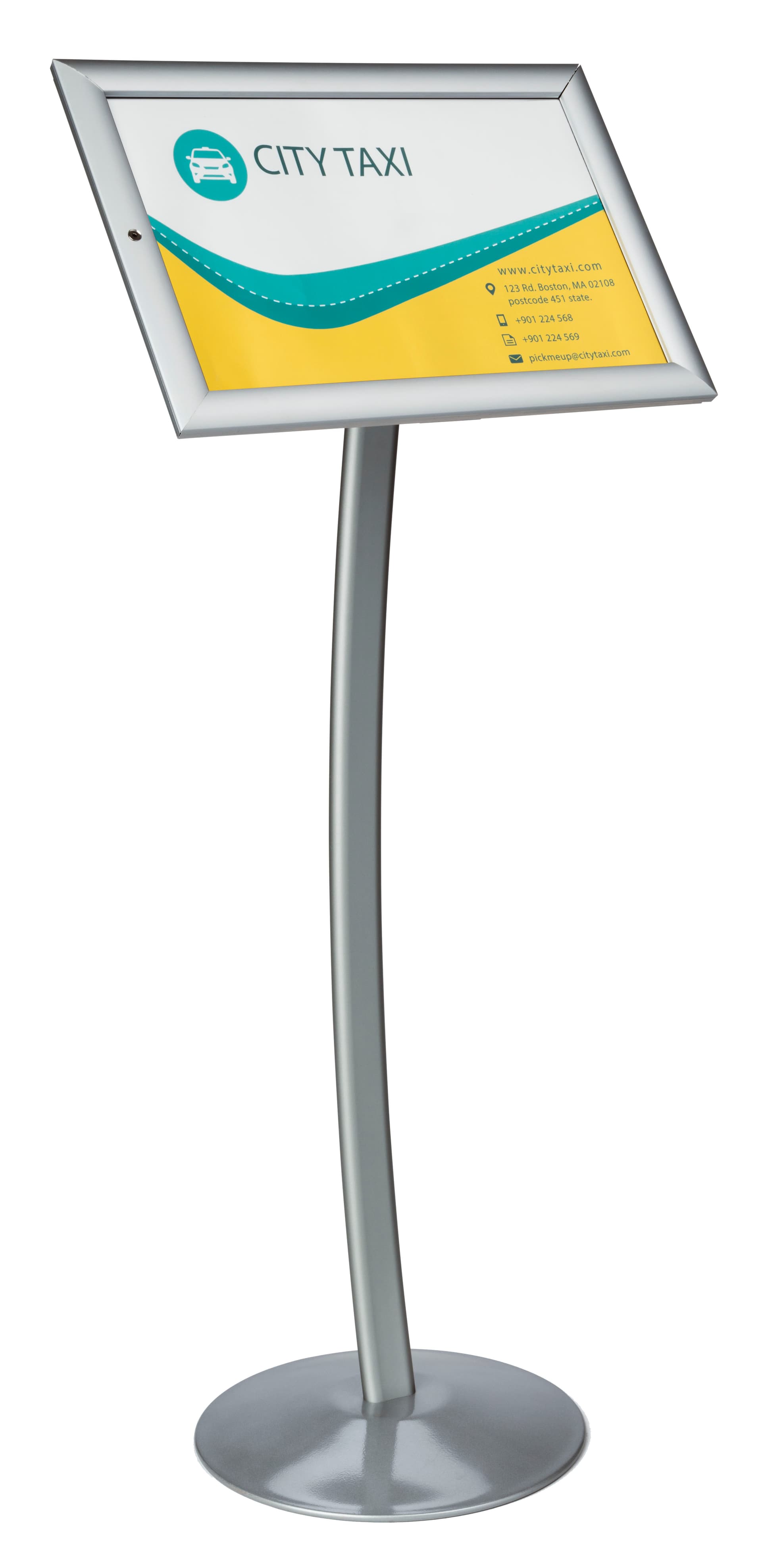 Outdoor Menu Pedestal for 17" x 11" Prints