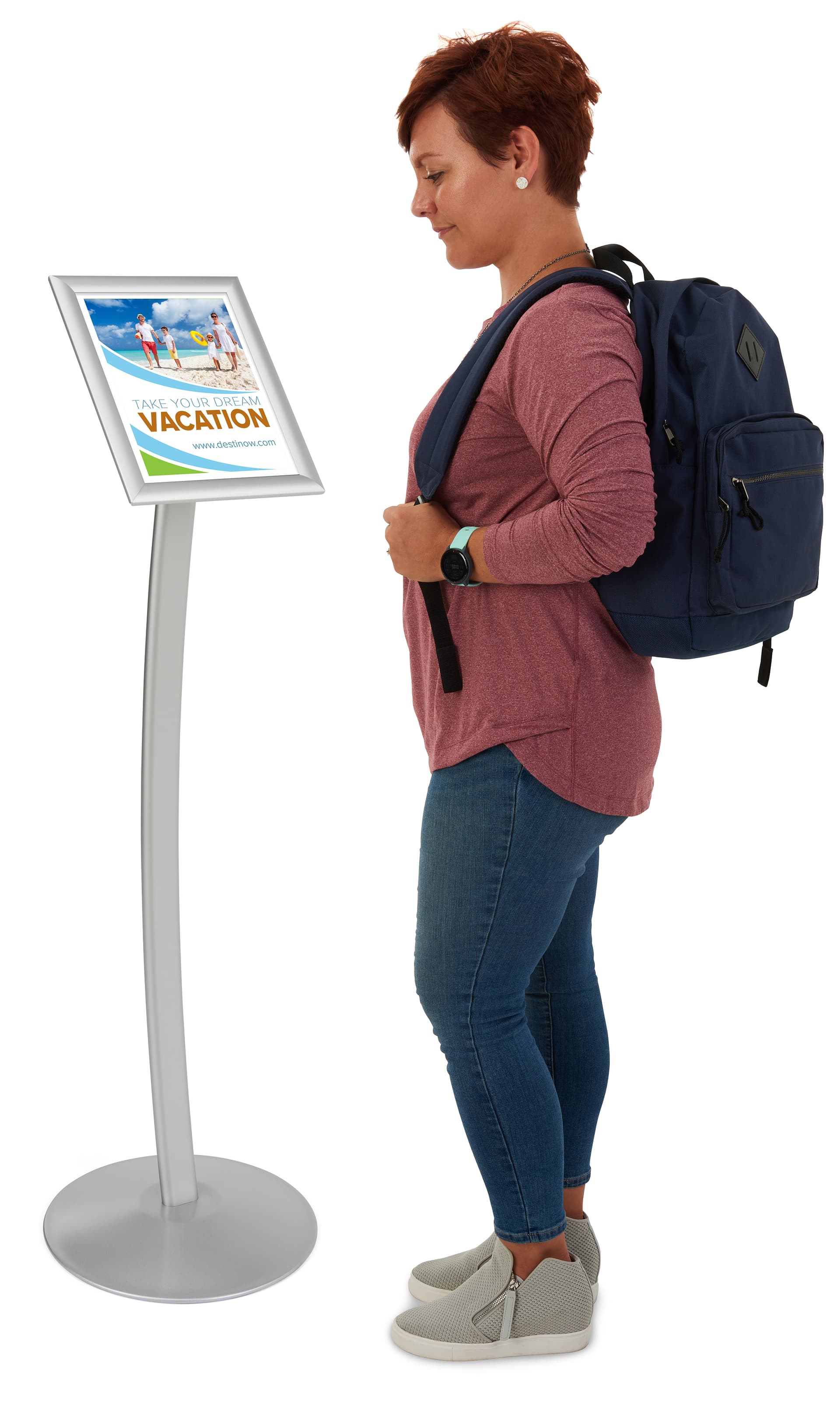 floor standing sign