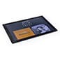 Counter Mat with Non-Skid Backing, Slide-in Side Loading - Black