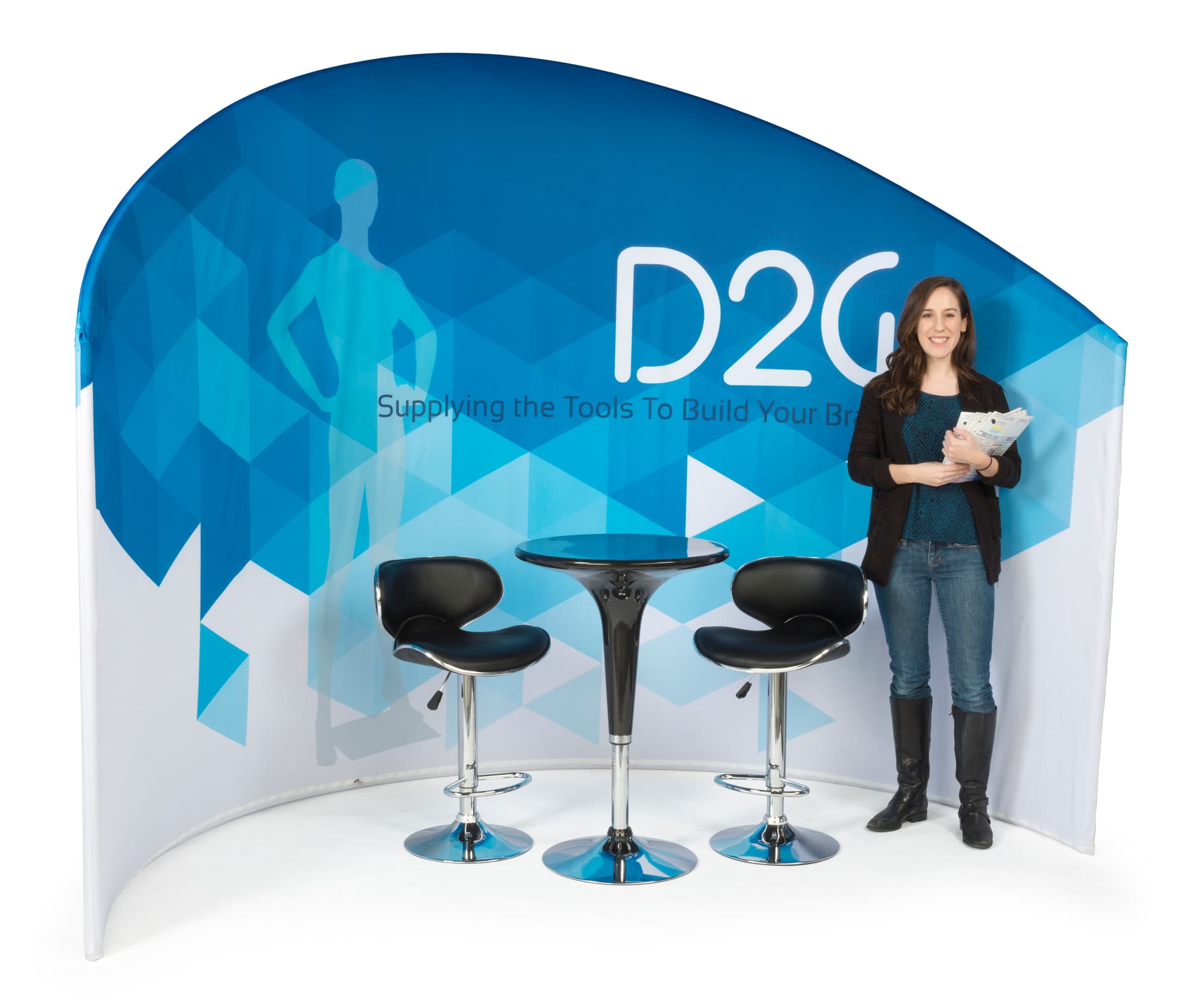 Trade Show Furniture and Graphics Kit for Exhibit Booths