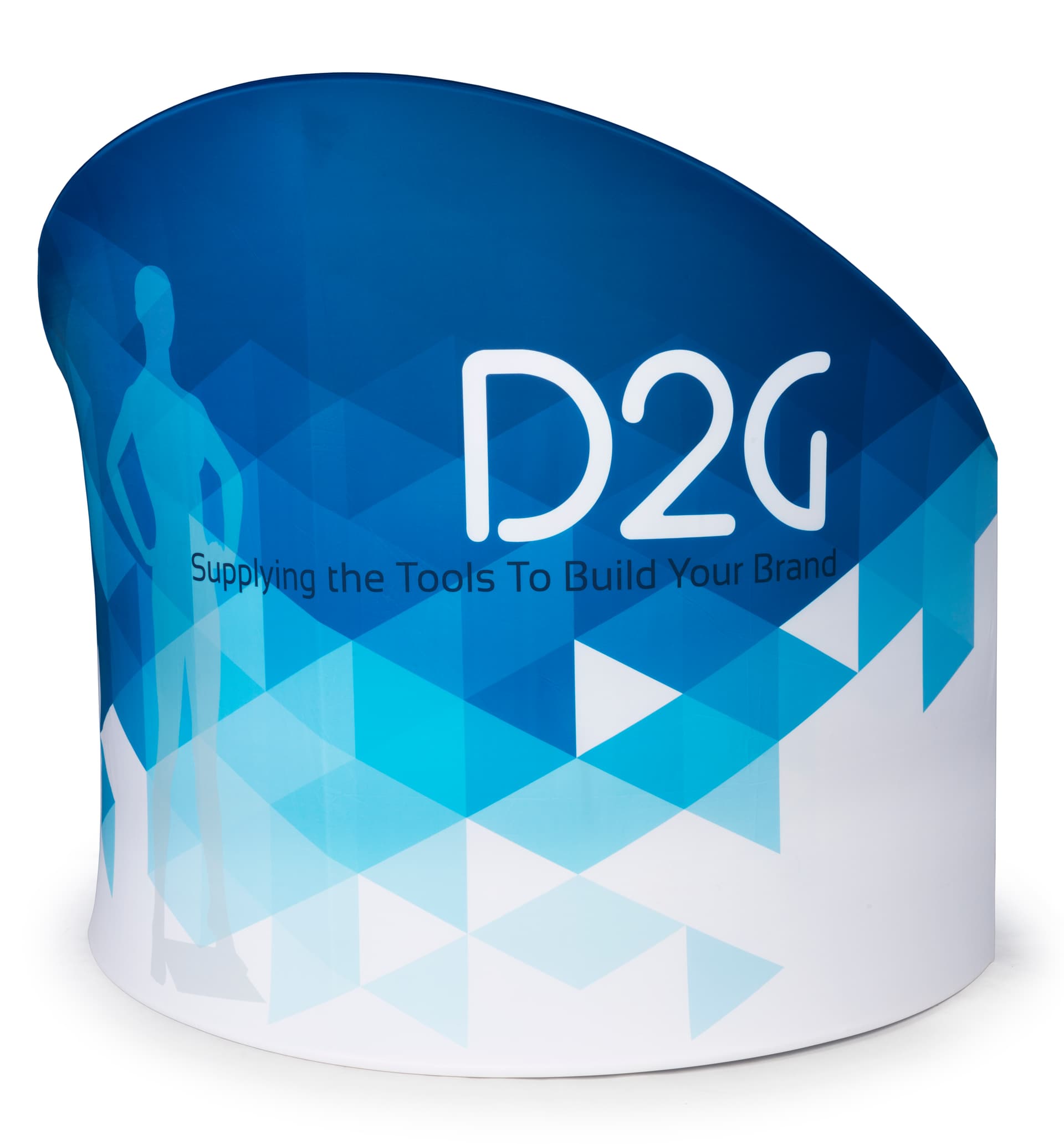 Trade Show Furniture and Graphics Set is Two-Sided