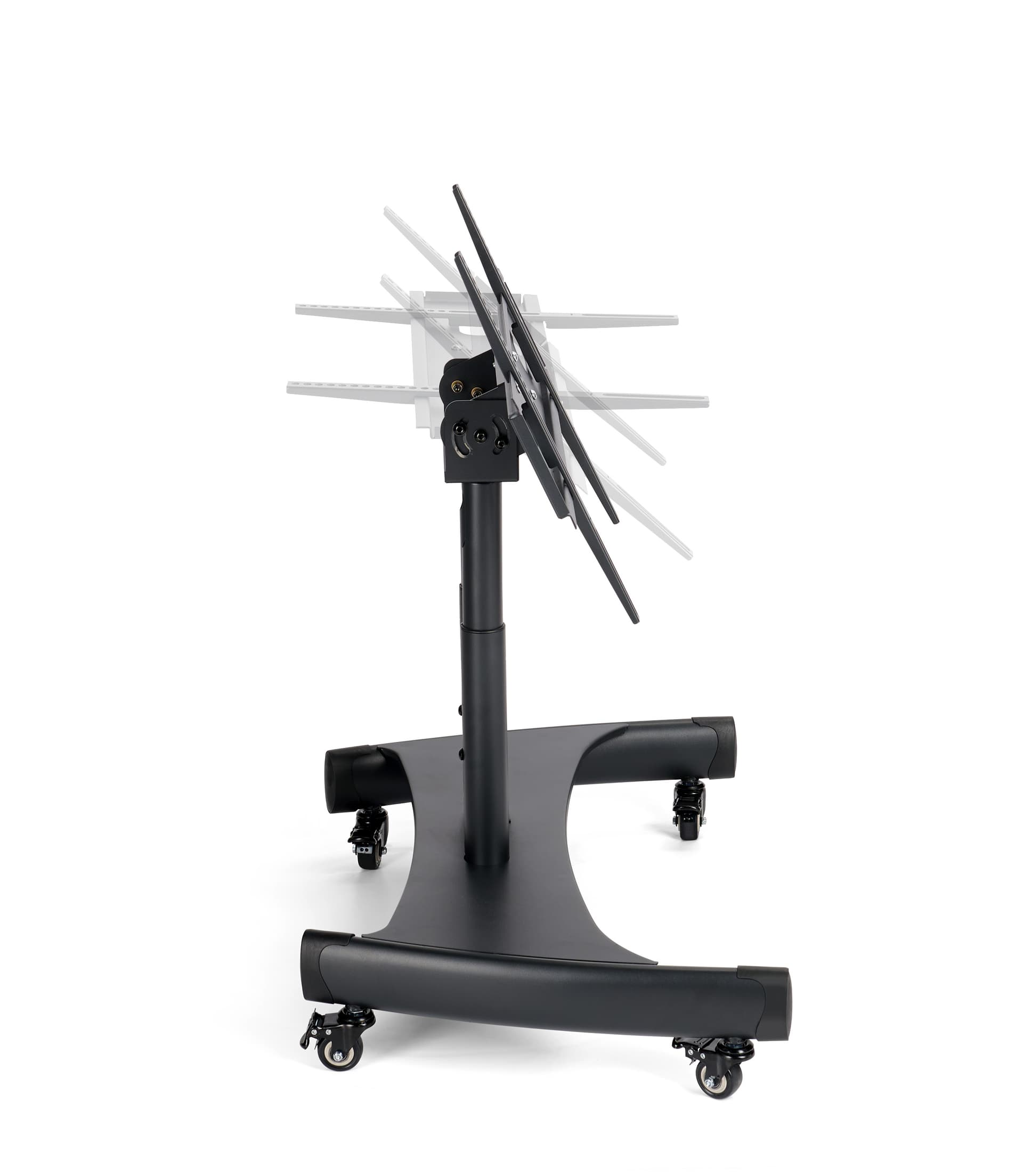 Confidence monitor stand with tilting bracket