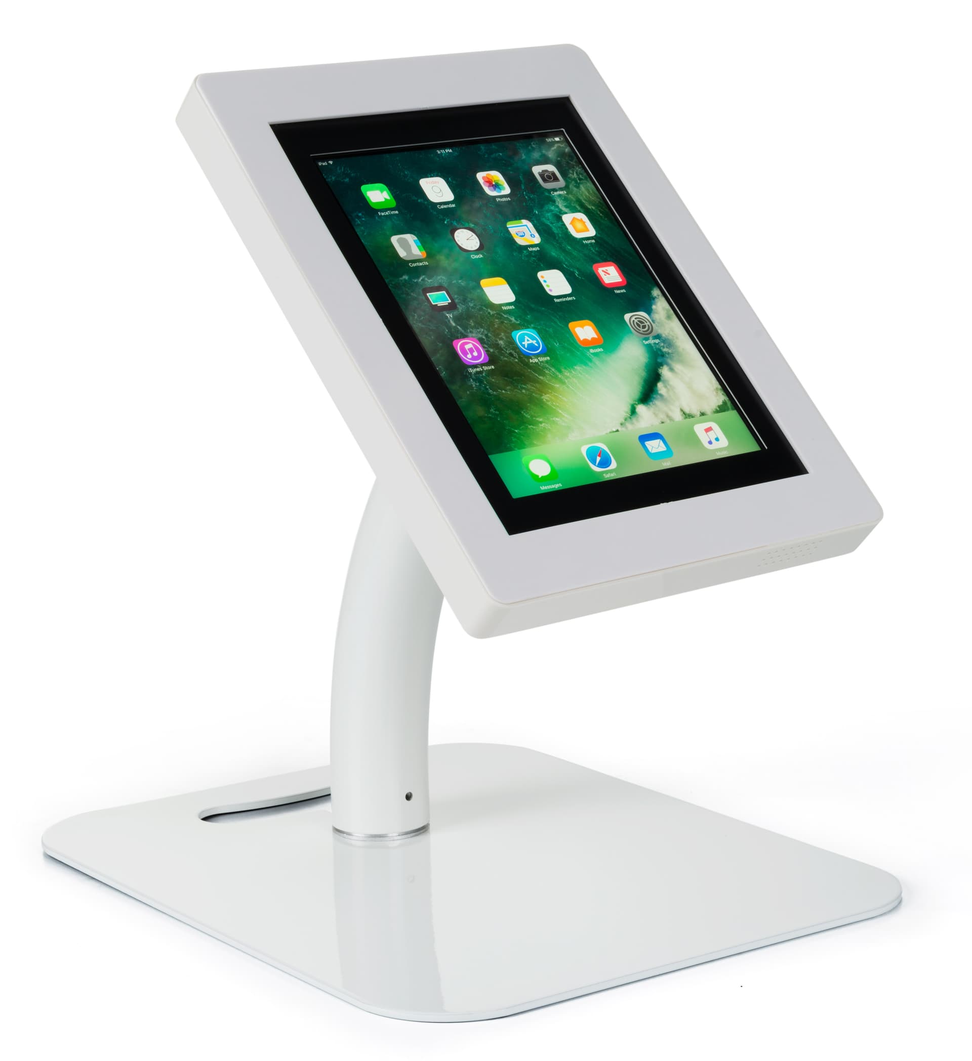 iPad foam board banner display with two set-up options