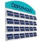 Business Card Holder for Wall, UV Custom Header - Clear