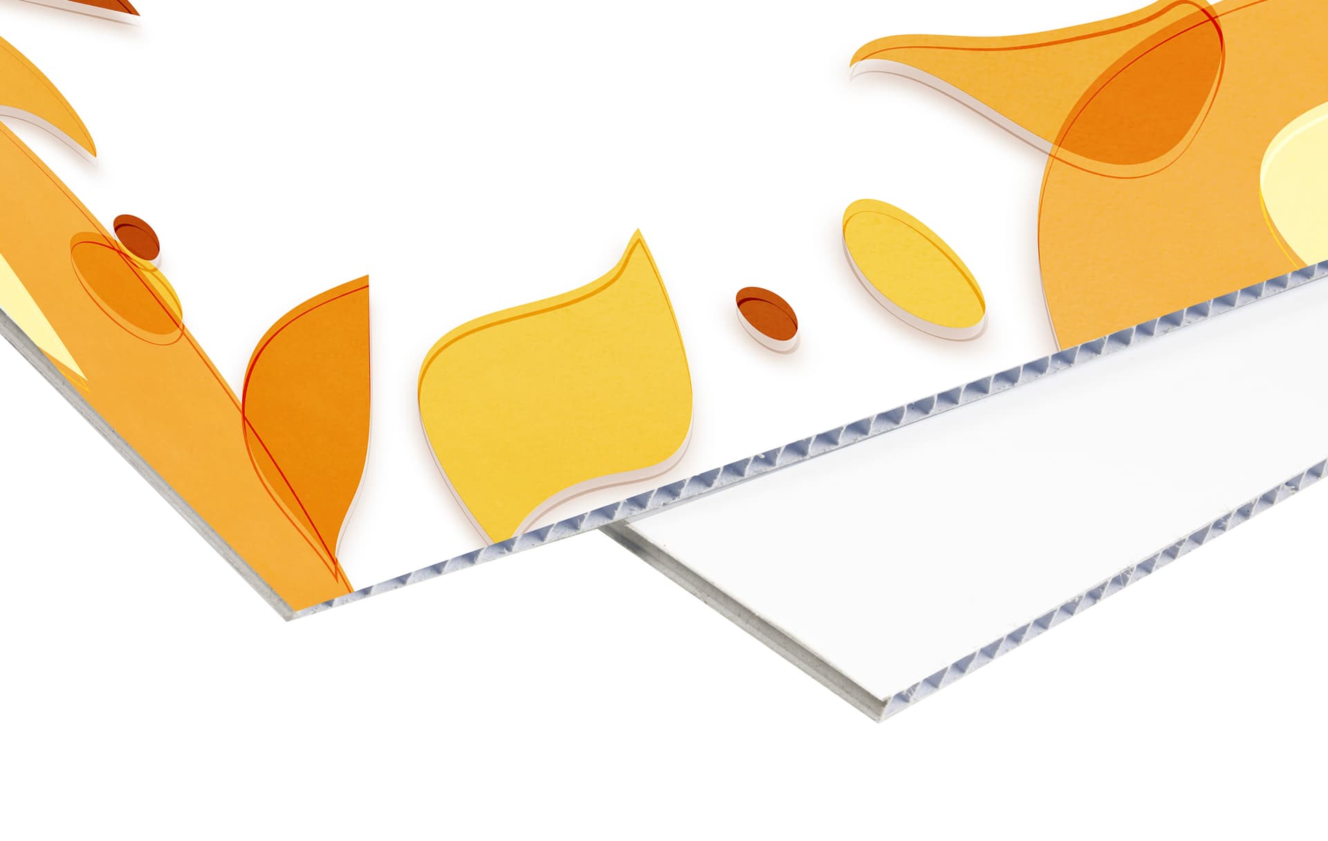 Coroplast signs with multiple size options 