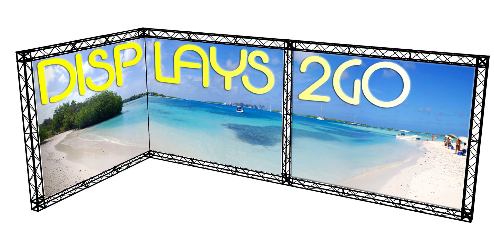 Exhibit Truss Display, 231.50" Overall Width