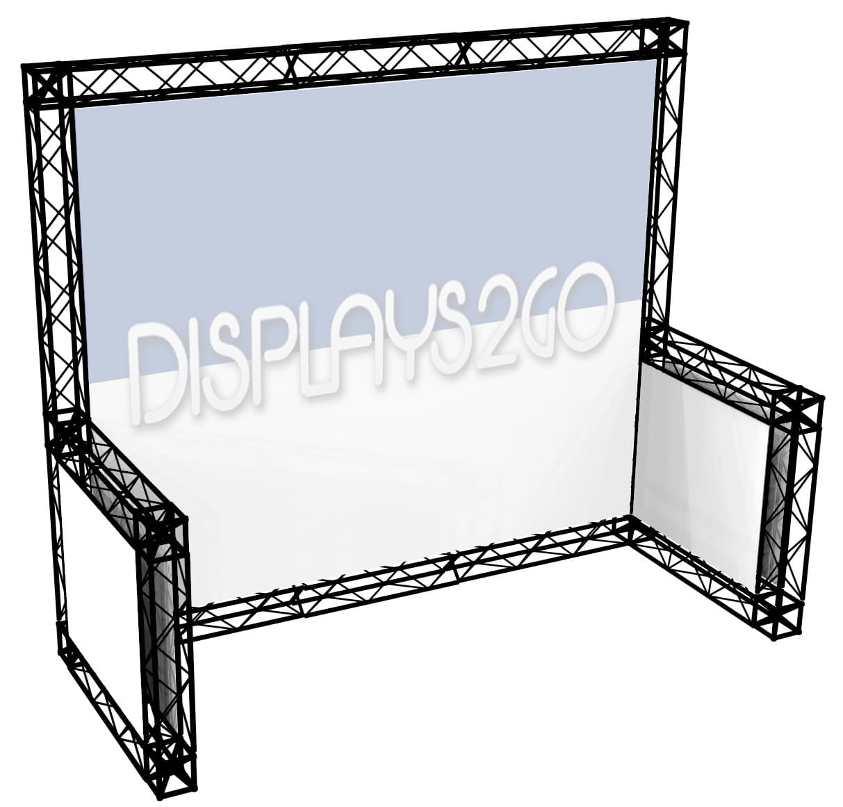 10 x 10 Trade Show Truss Display , Black
