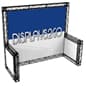 10' x 10’ Trade Show Truss Booth with Sidewalls, Double-Sided Graphics - Black