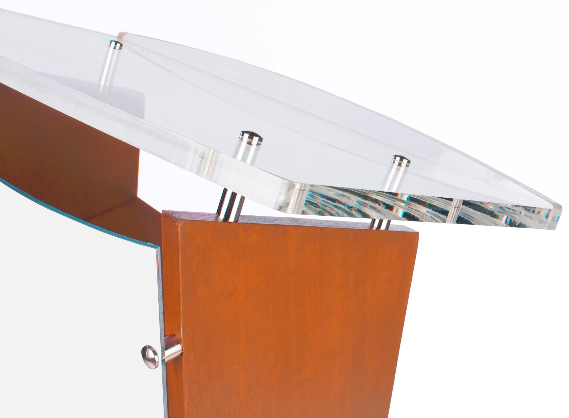 Customized Public Speaking Lectern with Large Reading Surface