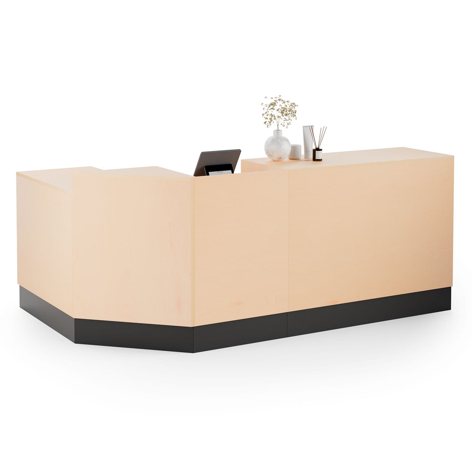 4-piece cash wrap presents a professional and customer-friendly counter setup