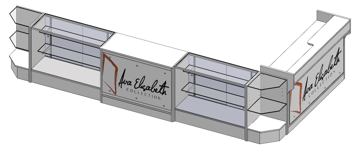White Cash Wrap Setup