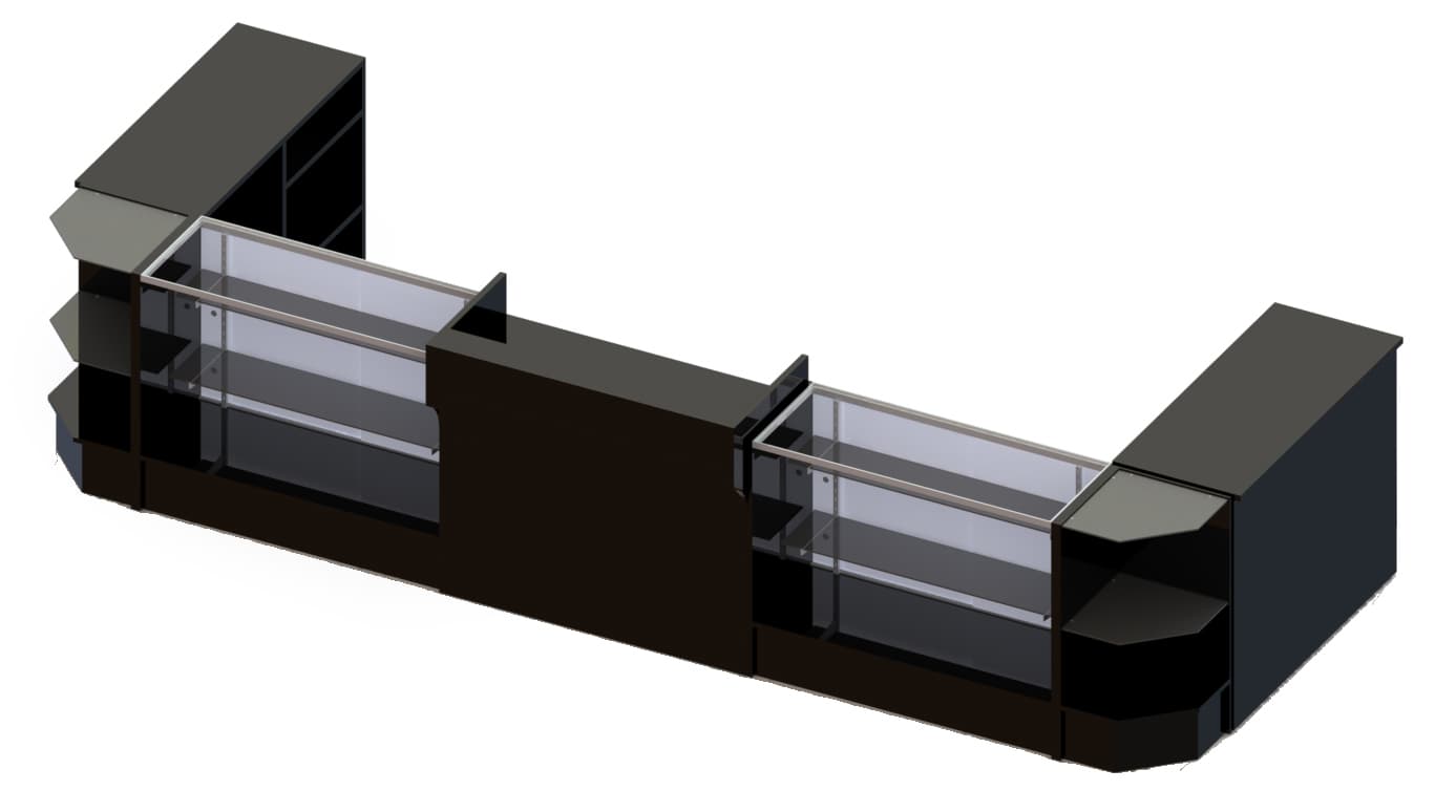 checkout counters