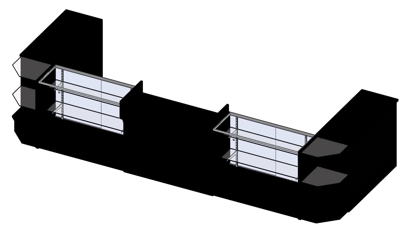 checkout counters