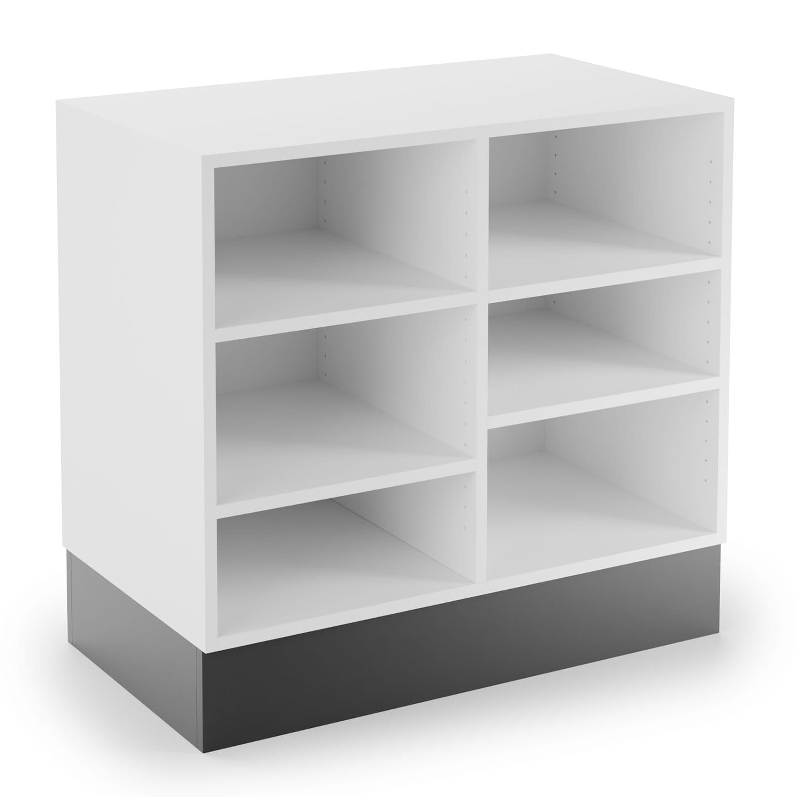 ADA-compliant sales counter in white finish