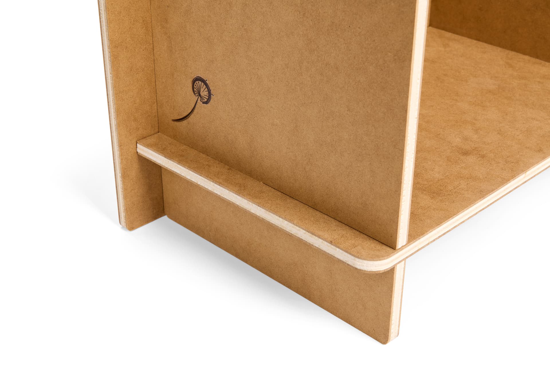 Portable podium with Dandelion branding